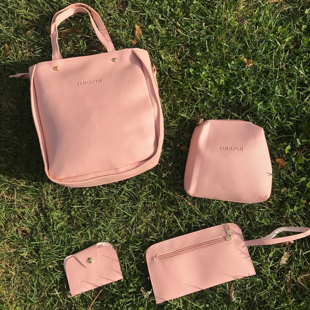 Set of 4 pieces Handbags/4 pieces purse